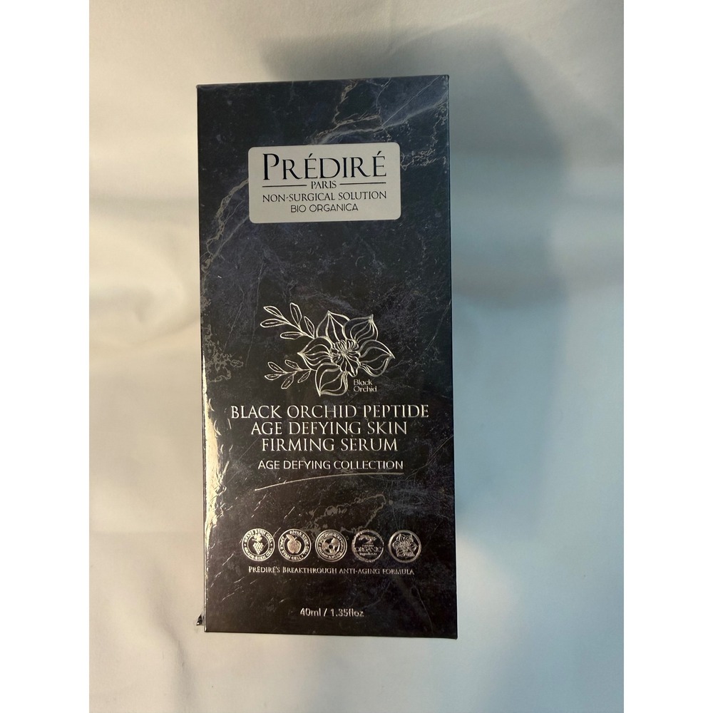 Predire Paris Black Orchid Peptide Age Defying Skin Firming Serum 40ml New